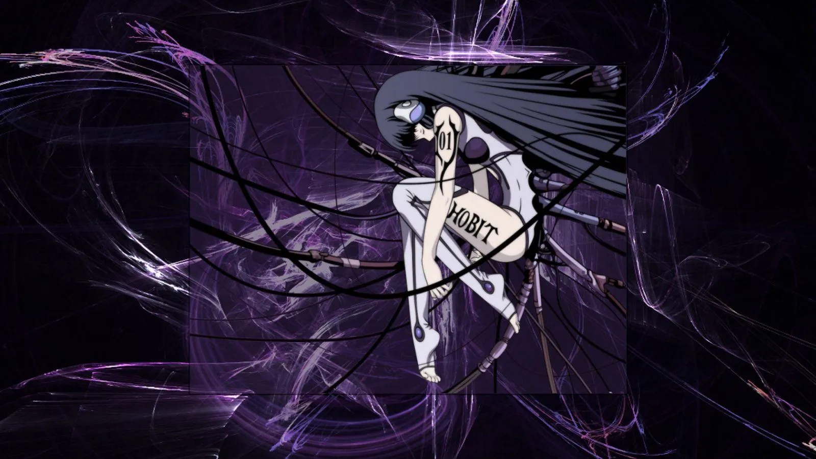 Illustration Chobits, ambiance sombre